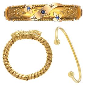 Secondhand gold bangles